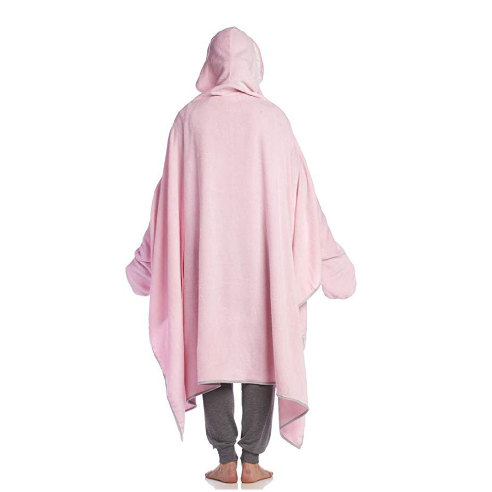 NWT PJ Couture Women's Bunny Hooded Couch Wrap - Picture 3 of 6